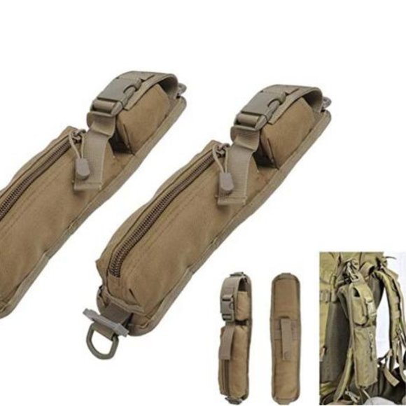 2 Tactical Molle Pouches Backpack Bag Multifunctional Hunting Pouches - Picture 1 of 1